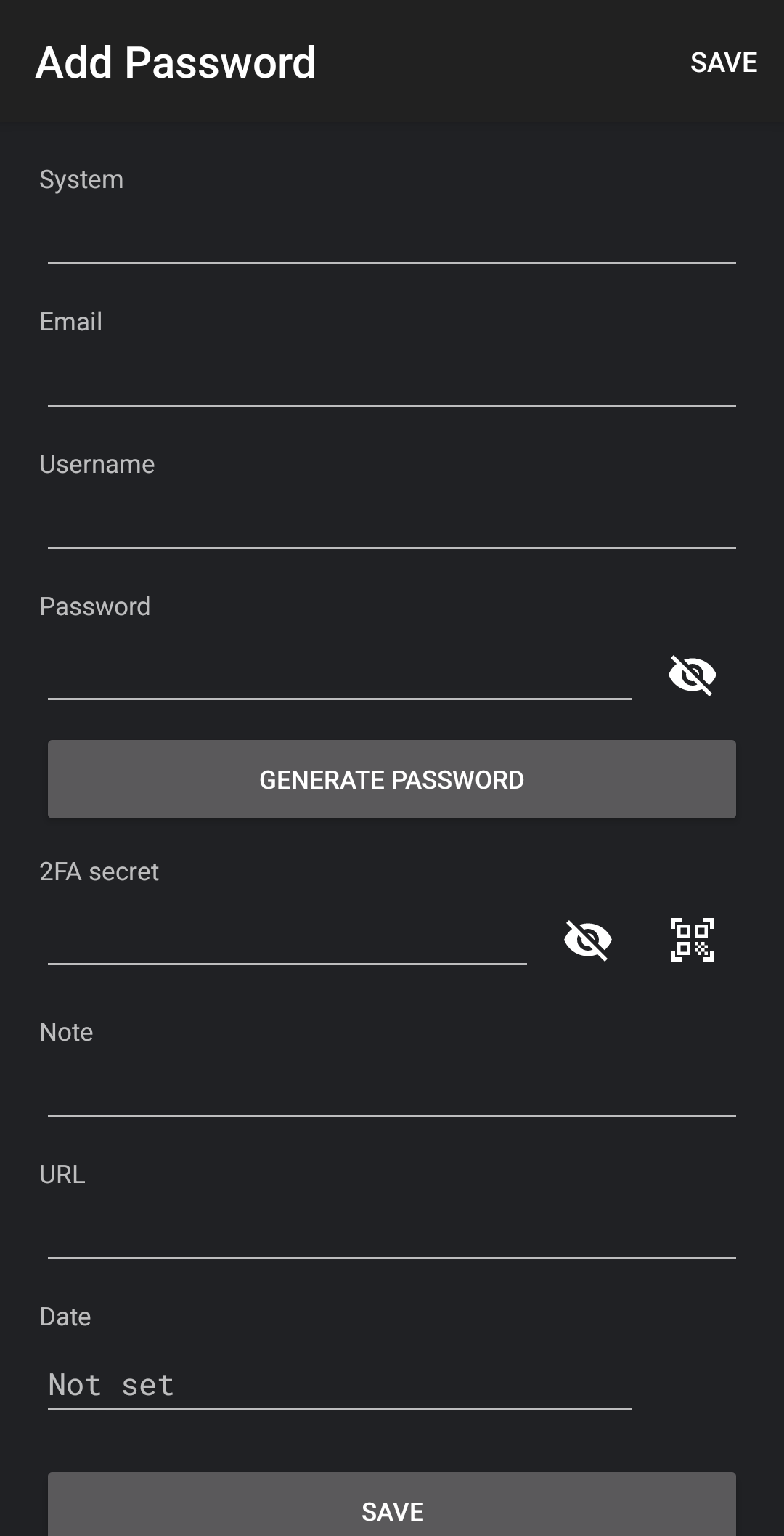 Add an entry
