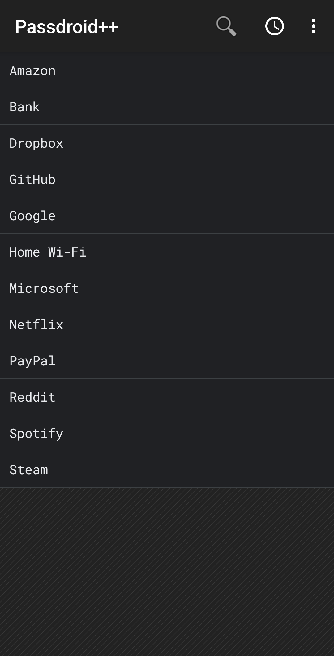 Password list